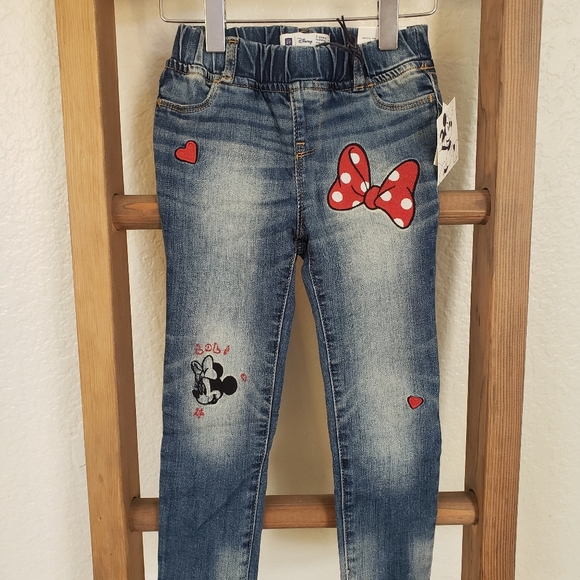 Baby Gap Embroidered Minnie Mouse Jeans 